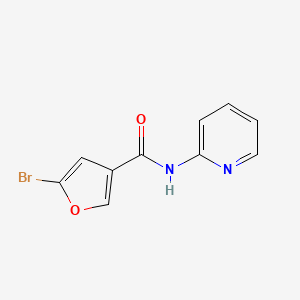 molecular formula C10H7BrN2O2 B7470476 5-bromo-N-pyridin-2-ylfuran-3-carboxamide 