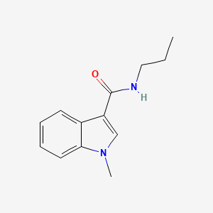 molecular formula C13H16N2O B7470527 1-methyl-N-propylindole-3-carboxamide 