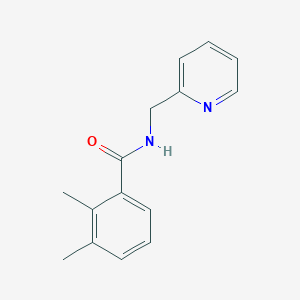 molecular formula C15H16N2O B7470552 2,3-dimethyl-N-(pyridin-2-ylmethyl)benzamide 