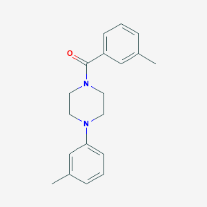 molecular formula C19H22N2O B7470595 (3-Methylphenyl)-[4-(3-methylphenyl)piperazin-1-yl]methanone 