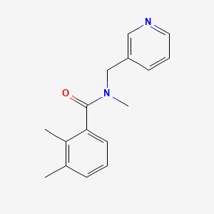 molecular formula C16H18N2O B7470624 N,2,3-trimethyl-N-(pyridin-3-ylmethyl)benzamide 