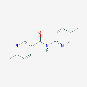 molecular formula C13H13N3O B7470661 6-methyl-N-(5-methylpyridin-2-yl)pyridine-3-carboxamide 