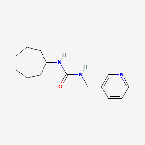 molecular formula C14H21N3O B7470746 1-Cycloheptyl-3-(pyridin-3-ylmethyl)urea 
