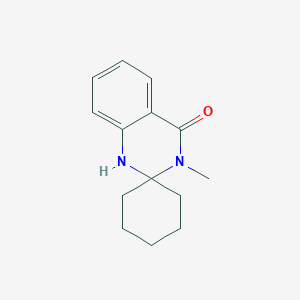 molecular formula C14H18N2O B7470977 3-methylspiro[1H-quinazoline-2,1'-cyclohexane]-4-one 