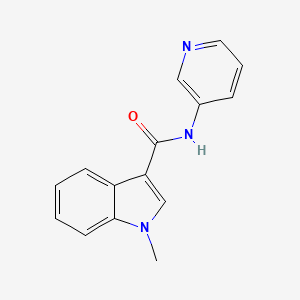molecular formula C15H13N3O B7471033 1-methyl-N-(pyridin-3-yl)-1H-indole-3-carboxamide 