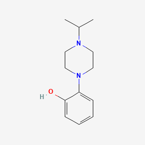 molecular formula C13H20N2O B7471050 2-(4-Propan-2-ylpiperazin-1-yl)phenol 