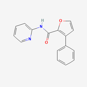 3-phenyl-N-pyridin-2-ylfuran-2-carboxamide
