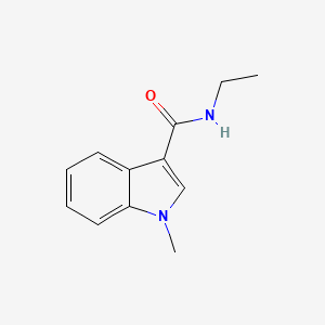molecular formula C12H14N2O B7471170 N-ethyl-1-methylindole-3-carboxamide 