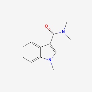 molecular formula C12H14N2O B7471194 N,N,1-trimethylindole-3-carboxamide 