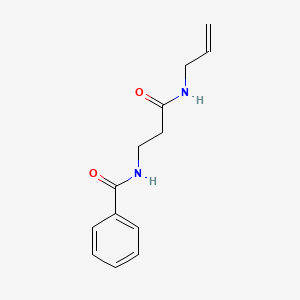 molecular formula C13H16N2O2 B7471309 3-(phenylformamido)-N-(prop-2-en-1-yl)propanamide 