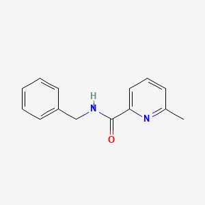 molecular formula C14H14N2O B7471341 N-benzyl-6-methylpyridine-2-carboxamide 