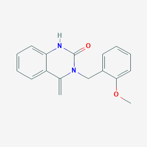 3-[(2-methoxyphenyl)methyl]-4-methylidene-1H-quinazolin-2-one