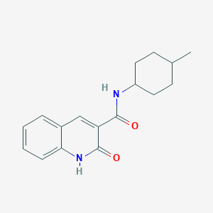 molecular formula C17H20N2O2 B7471395 N-(4-methylcyclohexyl)-2-oxo-1H-quinoline-3-carboxamide 