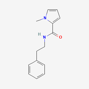 molecular formula C14H16N2O B7471421 1-methyl-N-(2-phenylethyl)pyrrole-2-carboxamide 
