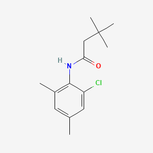 N-(2-chloro-4,6-dimethylphenyl)-3,3-dimethylbutanamide