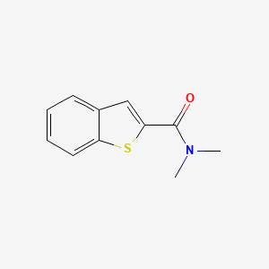 molecular formula C11H11NOS B7471860 N,N-dimethyl-1-benzothiophene-2-carboxamide 