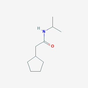 molecular formula C10H19NO B7471943 2-cyclopentyl-N-propan-2-ylacetamide 