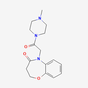 5-[2-(4-Methylpiperazin-1-yl)-2-oxoethyl]-2,3-dihydro-1,5-benzoxazepin-4-one