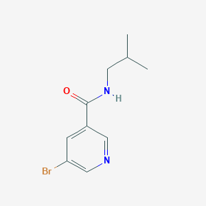 molecular formula C10H13BrN2O B7472019 5-Bromo-N-isobutylnicotinamide 