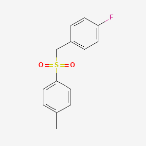 molecular formula C14H13FO2S B7472162 4-Fluorobenzyl(4-methylphenyl) sulfone 