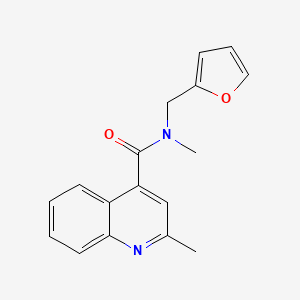 N-(furan-2-ylmethyl)-N,2-dimethylquinoline-4-carboxamide