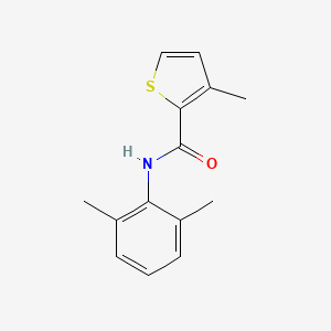 molecular formula C14H15NOS B7472241 N-(2,6-dimethylphenyl)-3-methylthiophene-2-carboxamide 