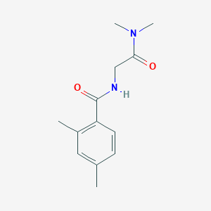 molecular formula C13H18N2O2 B7472272 N-[2-(dimethylamino)-2-oxoethyl]-2,4-dimethylbenzamide 