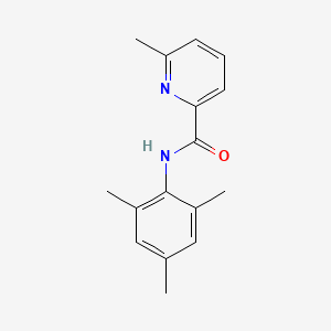 molecular formula C16H18N2O B7472309 6-methyl-N-(2,4,6-trimethylphenyl)pyridine-2-carboxamide 