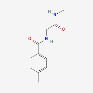 molecular formula C11H14N2O2 B7472372 4-methyl-N-[2-(methylamino)-2-oxoethyl]benzamide 