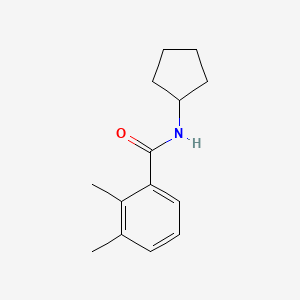 molecular formula C14H19NO B7472425 N-cyclopentyl-2,3-dimethylbenzamide 