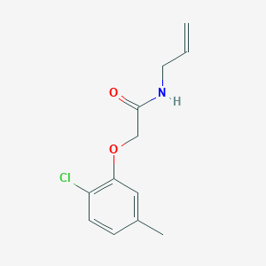molecular formula C12H14ClNO2 B7472472 2-(2-chloro-5-methylphenoxy)-N-prop-2-enylacetamide 