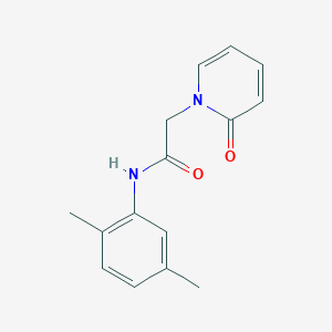 molecular formula C15H16N2O2 B7472474 N-(2,5-dimethylphenyl)-2-(2-oxopyridin-1-yl)acetamide 