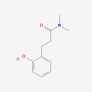 molecular formula C11H15NO2 B7472529 3-(2-hydroxyphenyl)-N,N-dimethylpropanamide 
