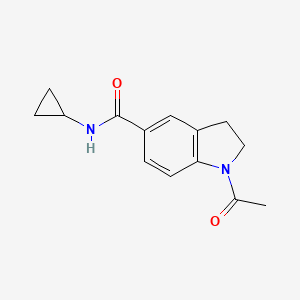 1-acetyl-N-cyclopropylindoline-5-carboxamide