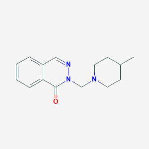 molecular formula C15H19N3O B7472570 2-[(4-Methylpiperidin-1-yl)methyl]phthalazin-1-one 
