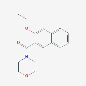 molecular formula C17H19NO3 B7472617 (3-Ethoxynaphthalen-2-yl)-morpholin-4-ylmethanone 