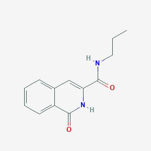 molecular formula C13H14N2O2 B7472840 1-oxo-N-propyl-2H-isoquinoline-3-carboxamide 