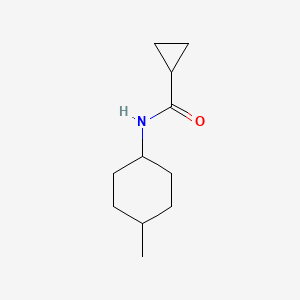 molecular formula C11H19NO B7472864 N-(4-methylcyclohexyl)cyclopropanecarboxamide 