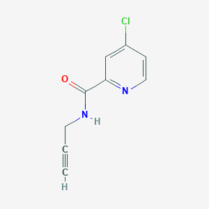 molecular formula C9H7ClN2O B7472957 4-chloro-N-prop-2-ynylpyridine-2-carboxamide 