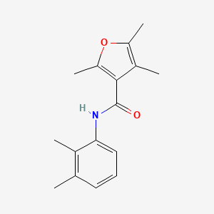 molecular formula C16H19NO2 B7473025 N-(2,3-dimethylphenyl)-2,4,5-trimethylfuran-3-carboxamide 