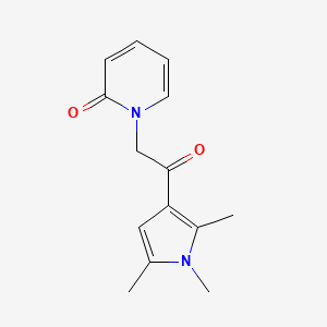 1-[2-Oxo-2-(1,2,5-trimethylpyrrol-3-yl)ethyl]pyridin-2-one
