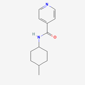 molecular formula C13H18N2O B7473187 N-(4-methylcyclohexyl)pyridine-4-carboxamide 