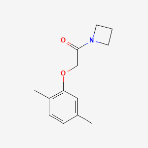 molecular formula C13H17NO2 B7473199 1-(Azetidin-1-yl)-2-(2,5-dimethylphenoxy)ethanone 