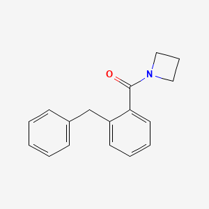 molecular formula C17H17NO B7473203 Azetidin-1-yl-(2-benzylphenyl)methanone 