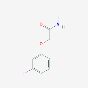molecular formula C9H10INO2 B7473217 2-(3-iodophenoxy)-N-methylacetamide 