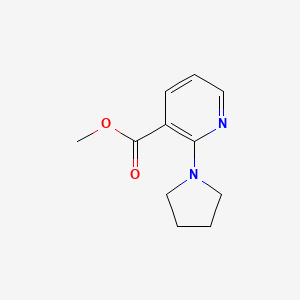 molecular formula C11H14N2O2 B7473230 Methyl 2-pyrrolidin-1-ylpyridine-3-carboxylate 
