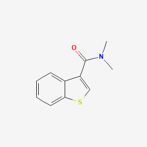 molecular formula C11H11NOS B7473272 N,N-dimethyl-1-benzothiophene-3-carboxamide 