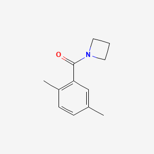 molecular formula C12H15NO B7473285 Azetidin-1-yl-(2,5-dimethylphenyl)methanone 