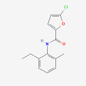 5-chloro-N-(2-ethyl-6-methylphenyl)furan-2-carboxamide