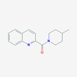 molecular formula C16H18N2O B7473461 (4-Methylpiperidin-1-yl)-quinolin-2-ylmethanone 